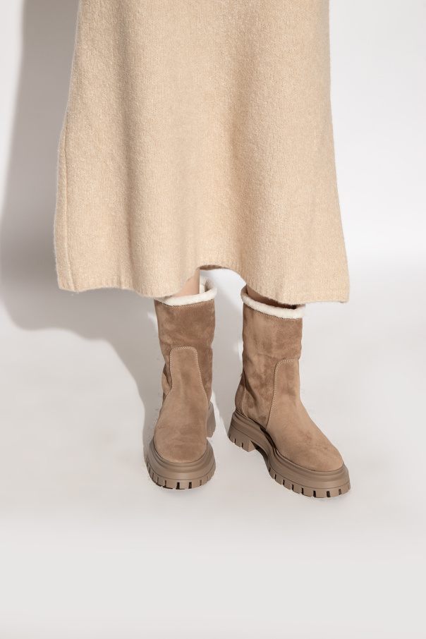 Stuart weitzman sale boots beige